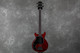 Gibson Les Paul DC Tribute Shortscale Bass - Left Hand - Worn Cherry - 2nd Hand