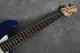 Harrier Thunder Electric Bass Guitar - Blue w/Gig Bag - 2nd Hand