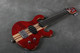 Manton Customs Minikin Electric U Bass - Red - 2nd Hand