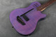 Godin A5 Ultra Robert Trujillo Bass, Metallica - Purple Flame - Case - 2nd Hand