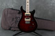 PRS SE Custom 24 Electric Guitar - Trans Red w/Gig Bag - 2nd Hand (116375)