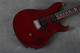 PRS SE Custom 24 25th Anniversary - Trans Red w/Gig Bag - 2nd Hand