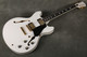 Sire H7 Larry Carlton Hollow Body Guitar - White w/Hard Case - 2nd Hand