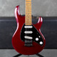 Music Man Silhouette - Trans Red - Hard Case - 2nd Hand