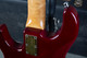 Music Man Silhouette - Trans Red - Hard Case - 2nd Hand