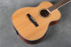 Fender PM-TE Travel Acoustic Guitar - Natural - Hard Case - 2nd Hand