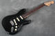 Fender Deluxe Stratocaster - Black - Hard Case - 2nd Hand Fender Deluxe Stratocaster - Black - Hard Case - 2nd Hand