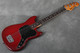 Fender 1978 Music Master Bass - Trans Red - Case - 2nd Hand