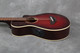 Yamaha APX T2 Travel Guitar - Dark Red Burst - Gig Bag - 2nd Hand
