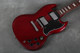 Vintage VS6 ReIssued Electric Guitar - Cherry Red - 2nd Hand - Used