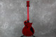 ESP LTD EC-100QM Electric Guitar - Left Handed - Trans Red - 2nd Hand