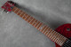 ESP LTD EC-100QM Electric Guitar - Left Handed - Trans Red - 2nd Hand