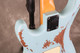 Vintage V6 Icon Electric Guitar - Distressed Laguna Blue - 2nd Hand