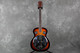 G4M Round Neck Resonator Guitar - Left Handed - Sunburst - 2nd Hand