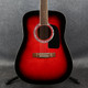 Aria AWN-15 Acoustic Guitar - Red Burst - 2nd Hand Aria AWN-15 Acoustic Guitar - Red Burst - 2nd Hand