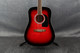 Aria AWN-15 Acoustic Guitar - Red Burst - 2nd Hand Aria AWN-15 Acoustic Guitar - Red Burst - 2nd Hand