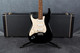 Squier 20th Anni Standard Stratocaster - Left Handed - Black - Case - 2nd Hand