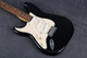 Squier 20th Anni Standard Stratocaster - Left Handed - Black - Case - 2nd Hand
