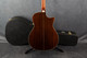 Crafter TC-035 Electro Acoustic Left Handed - Natural - Hard Case - 2nd Hand