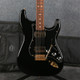 Fender Limited Mahogany Blacktop Stratocaster HH - Black - Bag - 2nd Hand