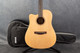 Donner DAG-1CL Lefty Acoustic Guitar - Natural - Gig Bag - 2nd Hand