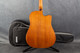 Donner DAG-1CL Lefty Acoustic Guitar - Natural - Gig Bag - 2nd Hand