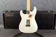 Friedman Vintage-S Guitar - White over Sunburst - Hard Case - 2nd Hand
