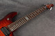 Ernie Ball Music Man John Petrucci JP6 BFR Dragon Blood Quilt - Case - 2nd Hand