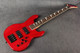 Jackson JS3QM Concert Active Bass - Flamed Red - 2nd Hand