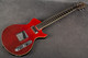 Stagg Silveray Custom Deluxe - Shading Red - Gig Bag - 2nd Hand