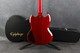 Epiphone SG Standard 61 Maestro Vibrola - Vintage Cherry - Hard Case - 2nd Hand (122055) Epiphone SG Standard 61 Maestro Vibrola - Vintage Cherry - Hard Case - 2nd Hand (122055)