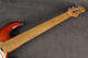 Music Man Silhouette - Amber Sunburst - Hard Case - 2nd Hand