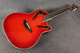 Ovation Custom Elite C2078AX - Red Tear Drop - Hard Case - 2nd Hand