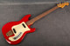 Hagstrom Futurama Radio Bass - 1964 - Red - 2nd Hand