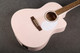 Cort Jade Classic Electro-Acoustic Guitar Pastel Pink Open Pore - Bag - 2nd Hand