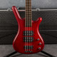 Warwick Rock Bass Corvette $$ 4 - Burgundy Red Satin - Hard Case - 2nd Hand Warwick Rock Bass Corvette $$ 4 - Burgundy Red Satin - Hard Case - 2nd Hand
