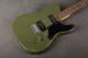 Squier FSR Paranormal Baritone Cabronita Telecaster Olive Green - Bag - 2nd Hand