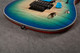 Ibanez Iron Label SIX6DFM-BCB - DiMarzio PAF Pro - Blue Space Burst - 2nd Hand