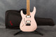 Charvel Pro-Mod DK24 HH 2PT CM - Left Handed - Satin Shell Pink - Bag - 2nd Hand