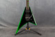 Jackson X Series Rhoads RRX24 - Black With Neon Green Bevels - 2nd Hand