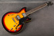 G4M San Francisco Semi Acoustic Guitar - Sunburst - Gig Bag - 2nd Hand