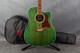 Westfield B220 CEQ Electro-Acoustic Guitar - Green - Gig Bag - 2nd Hand