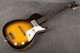 Harmony H46 Stratotone Mars 1964 Original - Sunburst - Hard Case - 2nd Hand