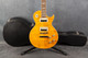 Vintage V100AFD ReIssued Electric Guitar - Flamed Amber - Hard Case - 2nd Hand