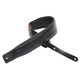 Levy's Heirloom Series Garment Leather 3" Bass Guitar Strap - Black Levy's Heirloom Series Garment Leather 3" Bass Guitar Strap - Black