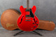 Gibson ES-335 - 2014 - Satin Cherry - Hard Case - 2nd Hand