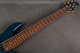 Yamaha BB G5 5-String Electric Bass - Trans Blue Quilt - 2nd Hand