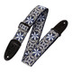 Levy's Hootenanny Series Guitar Strap - Blue & White Floral
