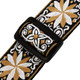 Levy's Hootenanny Series Guitar Strap - Yellow & White Floral Levy's Hootenanny Series Guitar Strap - Yellow & White Floral