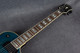 Epiphone Les Paul Custom Prophecy Plus Ex - Midnight Sapphire - Case - 2nd Hand